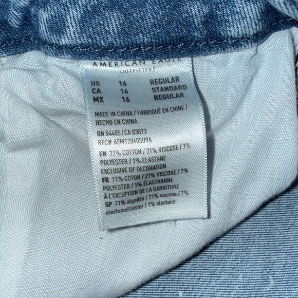 American Eagle Women’s Size 16 High Rise Distressed Skinny Jeans - Picture 3 of 3